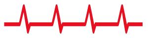 Steady Heartbeat PowerPoint clipart graphic preview.