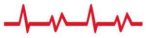 Irregular Heartbeat PowerPoint clipart graphic preview.