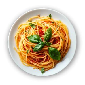 Bowl Of Spaghetti PowerPoint clipart graphic preview.