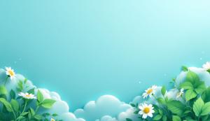 Earth Day Nature Background PowerPoint clipart graphic preview.