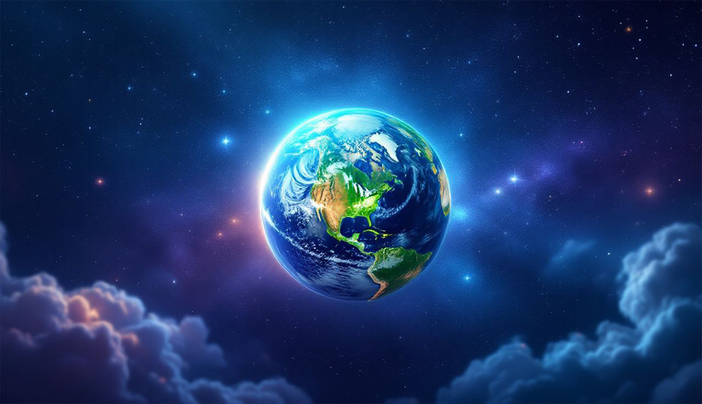High-resolution clipart illustration of Earth Day Cosmic Background

, designed for digital podcast broadcasting, multimedia content creation, and live entertainment event promotions.