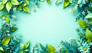 Earth Day Nature Background PowerPoint clipart graphic preview.