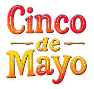 Cinco De Mayo PowerPoint clipart graphic preview.
