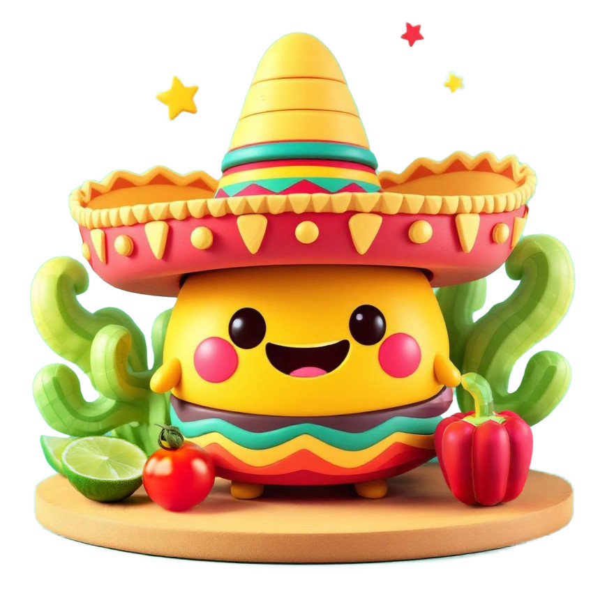 High-resolution clipart illustration of Cinco De Mayo Figure, designed for seasonal marketing campaigns, corporate event presentations, and holiday promotions.
