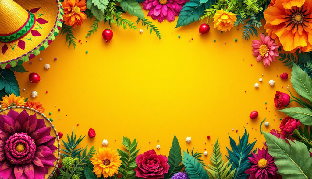 High-resolution clipart illustration of Cinco de Mayo Celebration Background, designed for seasonal marketing campaigns, corporate event presentations, and holiday promotions.