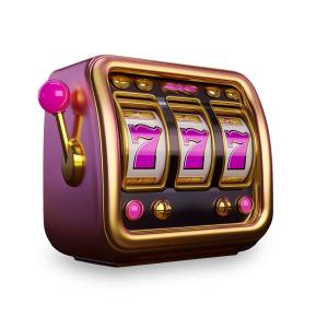 Vibrant Slot Machine  for PowerPoint & Google Slides PowerPoint clipart graphic preview.