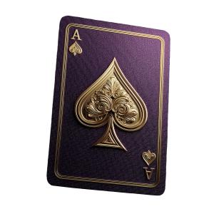 Ace of Spades Playing Card  for Presentations PowerPoint clipart graphic preview.
