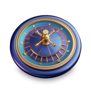 Casino Roulette Wheel  for Risk Strategy Slides PowerPoint clipart graphic preview.