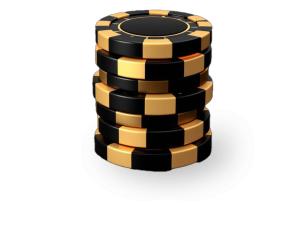 Poker Chip  for Casino, Finance, and Game Night Slides PowerPoint clipart graphic preview.