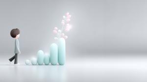 Business Growth Journey PowerPoint clipart graphic preview.
