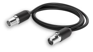 XLR Microphone Cable  for Audio Technology PowerPoint clipart graphic preview.