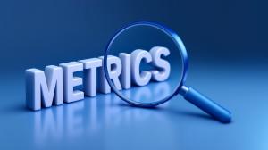 Business Metrics Analysis PowerPoint clipart graphic preview.