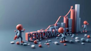 Performance Analytics Visualization PowerPoint clipart graphic preview.