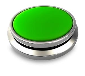 A  of a Green Button PowerPoint clipart graphic preview.