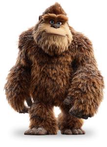 Cartoon Sasquatch  for Folklore, Education, and Environmental Themes PowerPoint clipart graphic preview.