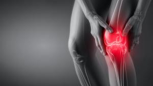 Knee Pain Medical Background Image PowerPoint clipart graphic preview.