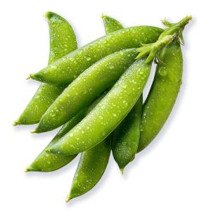 Fresh Green Peas  Image PowerPoint clipart graphic preview.