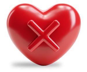Cross Your Heart Idiom PowerPoint clipart graphic preview.