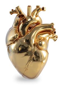 Heart Of Gold Idiom PowerPoint clipart graphic preview.