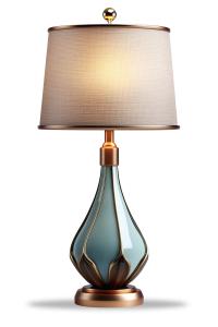 Stylish Blue Lamp PowerPoint clipart graphic preview.
