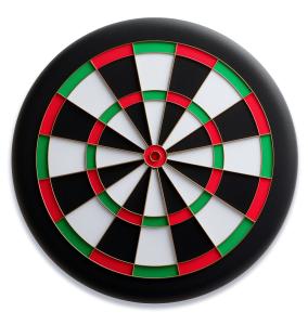 Dartboard PowerPoint clipart graphic preview.
