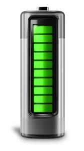 Full Battery PowerPoint clipart graphic preview.