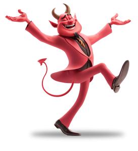 Dance with the Devil PowerPoint clipart graphic preview.