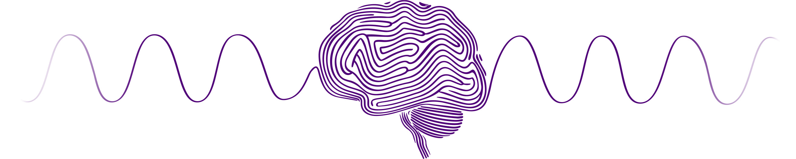 High-resolution clipart illustration of Delta Brainwave Brain Clipart, designed for clinical healthcare administration, medical training, and patient data visualization.