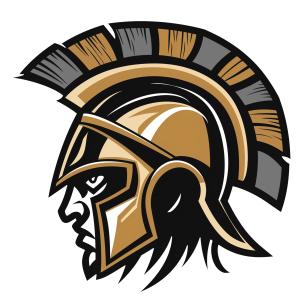 Fierce Spartan Warrior  PNG PowerPoint clipart graphic preview.