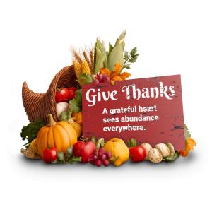 Cornucopia  PNG Customizable PowerPoint clipart graphic preview.