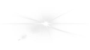 Horizontal Lens Flare Burst Center Clipar PowerPoint clipart graphic preview.