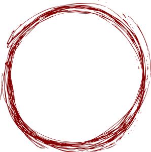 Circle Lines Doodle PowerPoint clipart graphic preview.