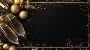 New Year Celebration Background PowerPoint clipart graphic preview.