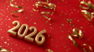 New Year Celebration Background PowerPoint clipart graphic preview.
