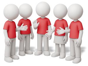 Group Chat PowerPoint clipart graphic preview.