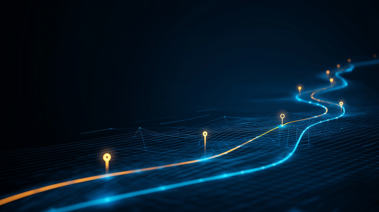 High-resolution clipart illustration of  
Digital Roadmap Background

, designed for digital transformation strategies, enterprise software training, and advanced information technology frameworks.