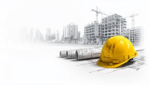 Construction Planning Background PowerPoint clipart graphic preview.