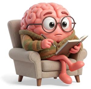 Brain Psychiatrist PowerPoint clipart graphic preview.