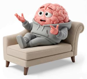 Brain In Therapy PowerPoint clipart graphic preview.