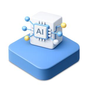 Ai Interferece Node Icon PowerPoint clipart graphic preview.