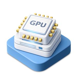 GPU Node  Icon PowerPoint clipart graphic preview.