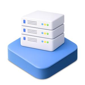 Server Node  Icon PowerPoint clipart graphic preview.