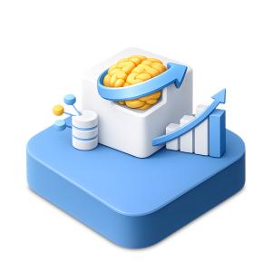Training Node  Icon PowerPoint clipart graphic preview.