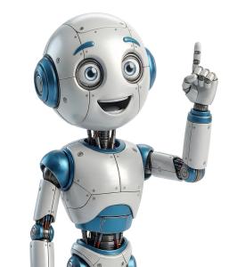 Robot Idea PowerPoint clipart graphic preview.