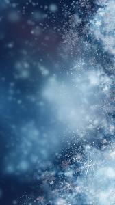 Winter Snowflake Background PowerPoint clipart graphic preview.