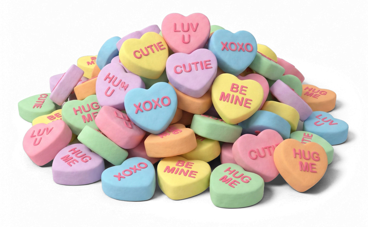 High-resolution clipart illustration of Valentine Heart Candy, designed for seasonal marketing campaigns, corporate event presentations, and holiday promotions.