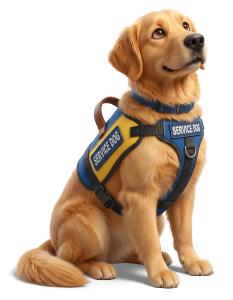 Service Dog PowerPoint clipart graphic preview.