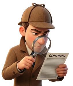 Detective Document PowerPoint clipart graphic preview.
