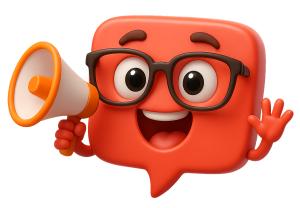 Speech Bubble Announcement PowerPoint clipart graphic preview.