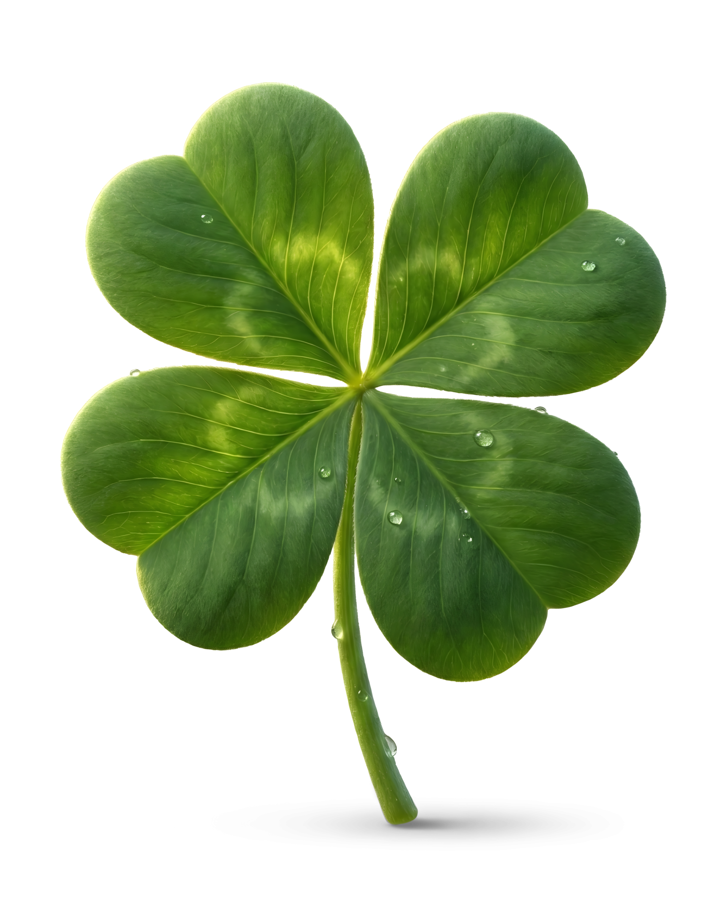Shamrock Four Clover Clipart for PowerPoint